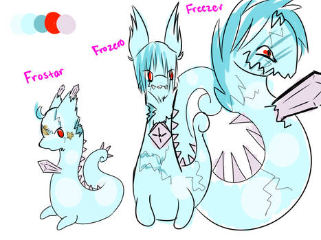 Frostar, Frozero, and Freezer Sketch