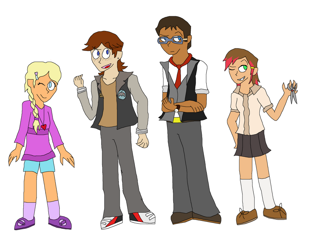 Dangan Ronpa OCs - Full Body Refs 1 by hoshigirl21 on DeviantArt