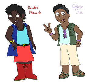 OC Bios - Kendra Mensah and Cedric Dia