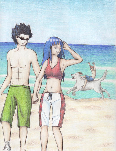 Team 8 at the Beach