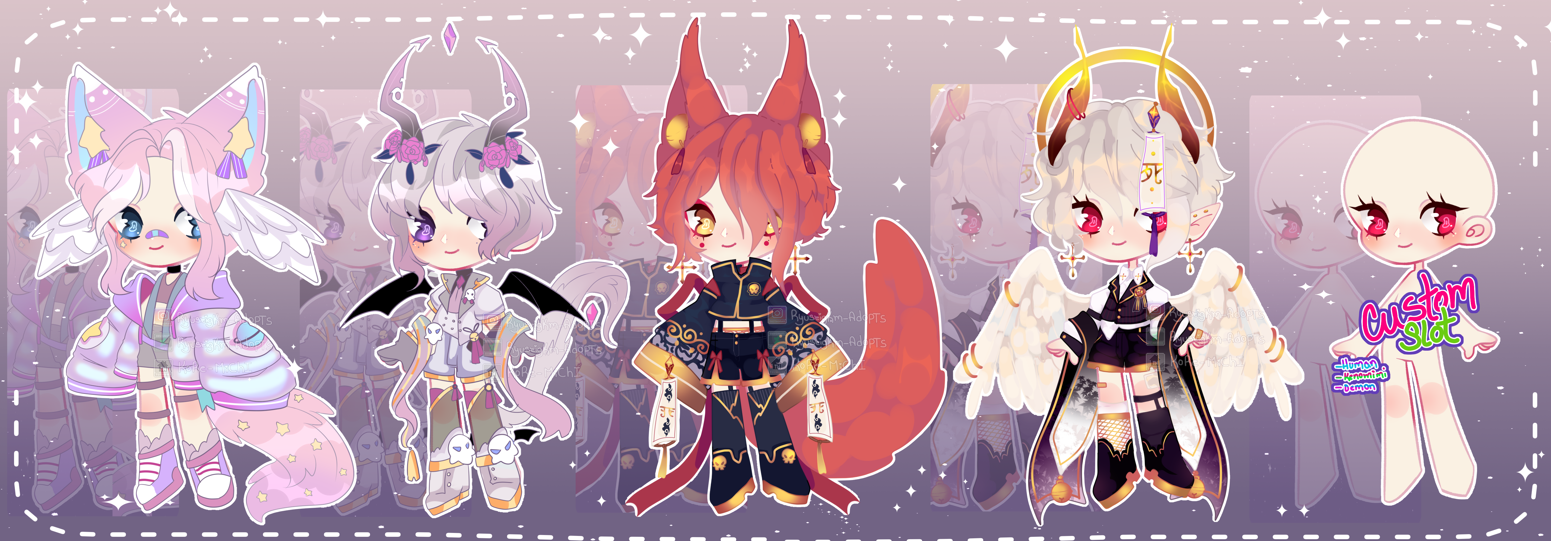 SET PRICE ADOPTABLES OPEN by Ryuseigkm-Adopts on DeviantArt