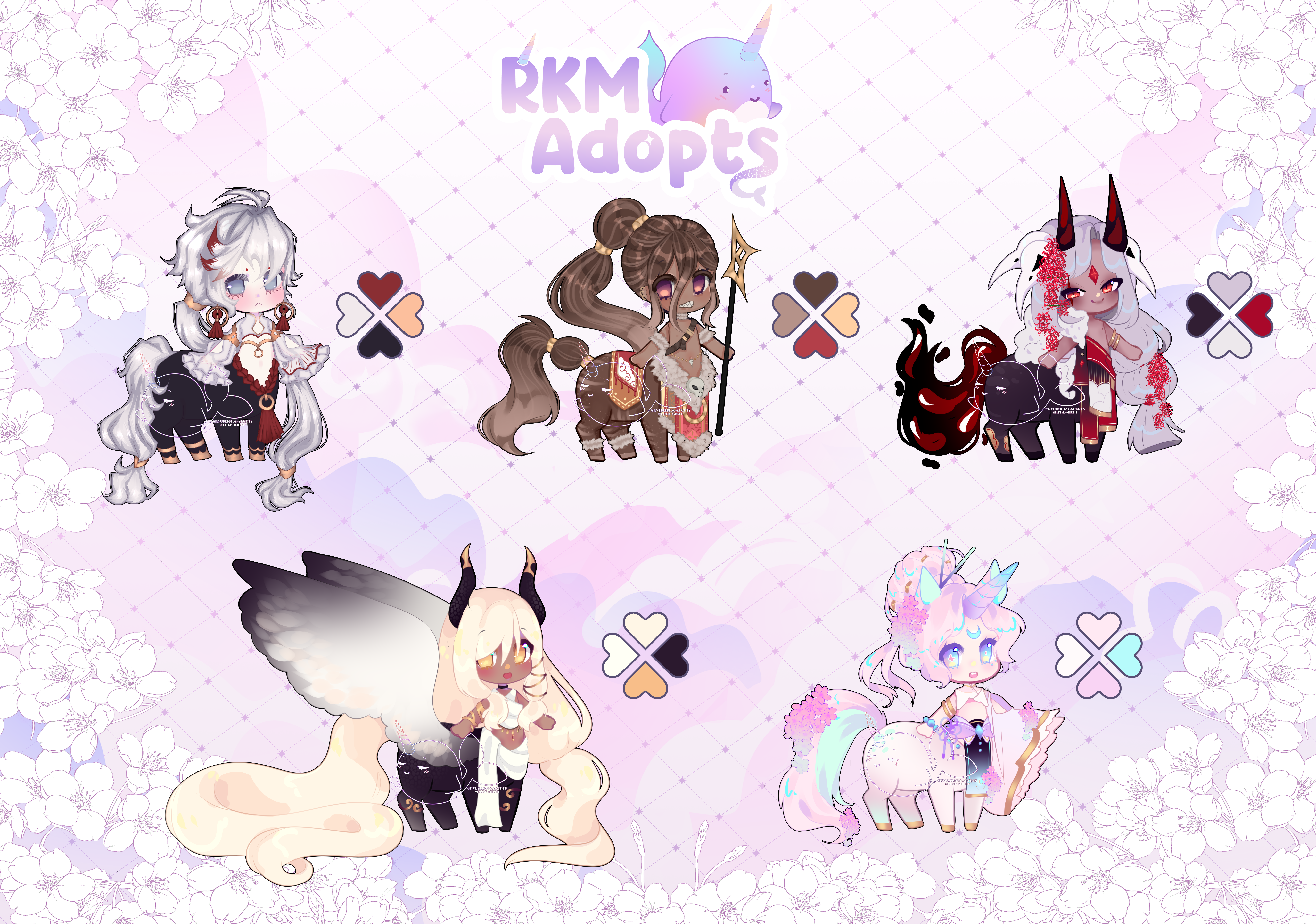 SET PRICE ADOPTABLES OPEN by Ryuseigkm-Adopts on DeviantArt