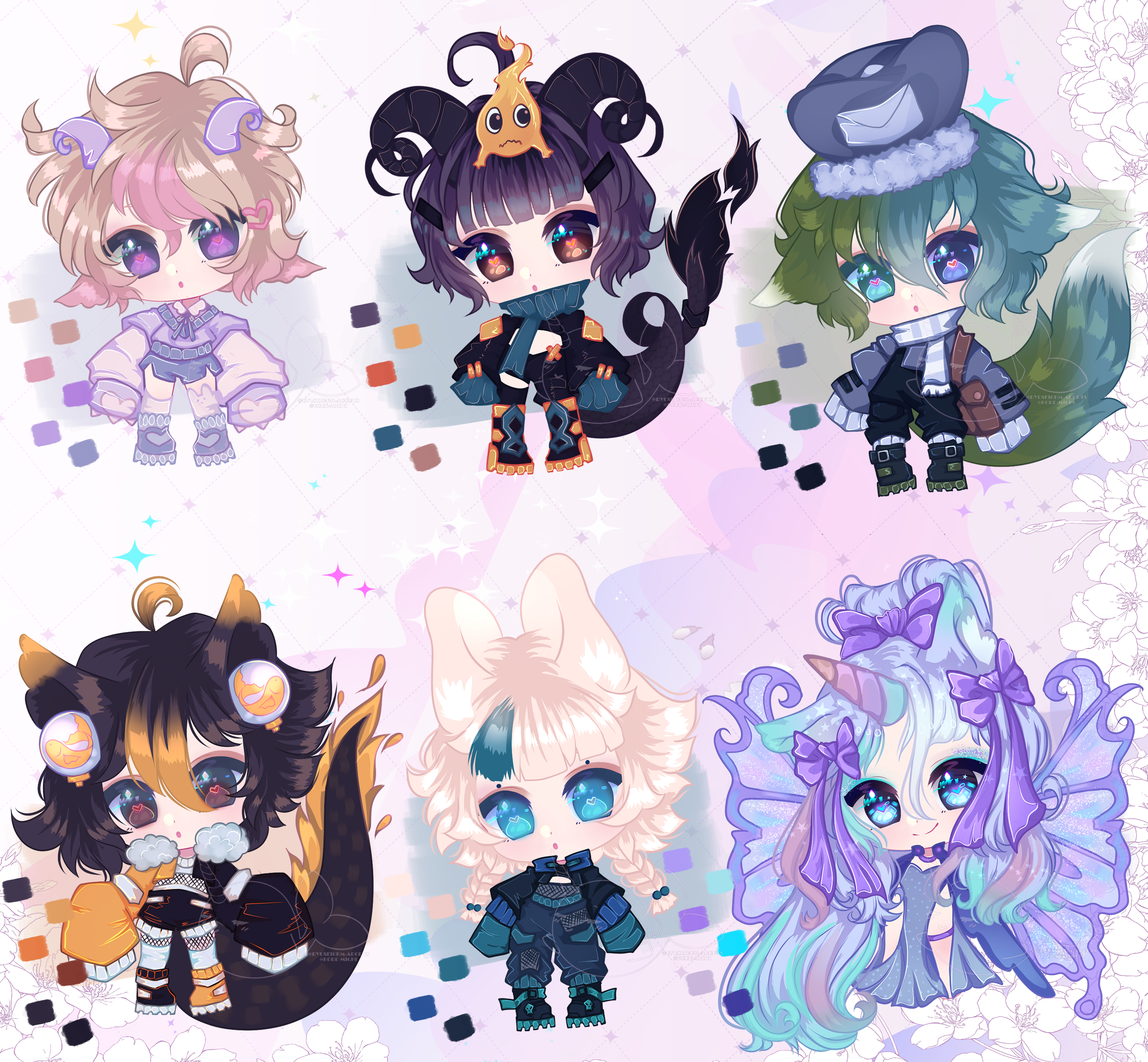 SET PRICE ADOPTABLES OPEN by Ryuseigkm-Adopts on DeviantArt