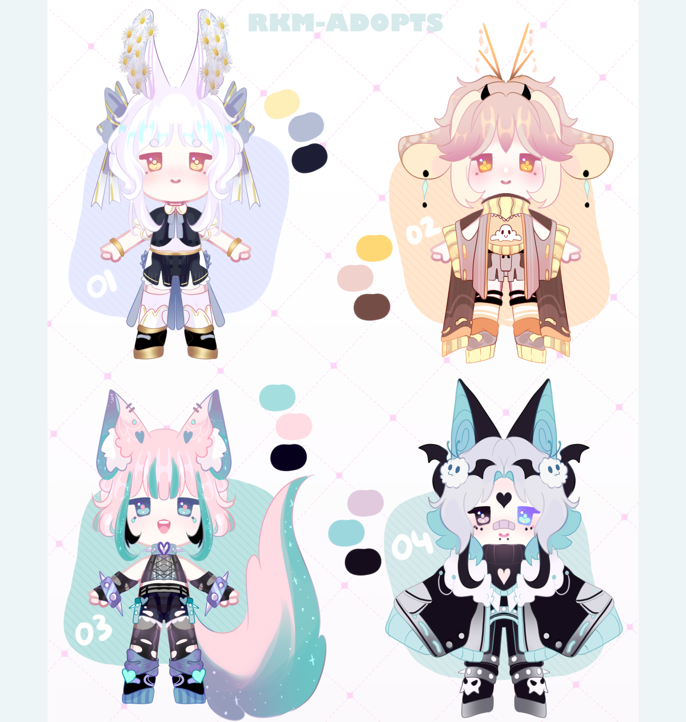 SET PRICE ADOPTABLES OPEN by Ryuseigkm-Adopts on DeviantArt