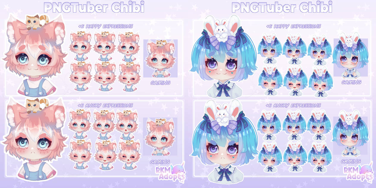 PngTuber Kenomimi Adopts+mascot 2/2 OPEN by Ryuseigkm-Adopts on DeviantArt
