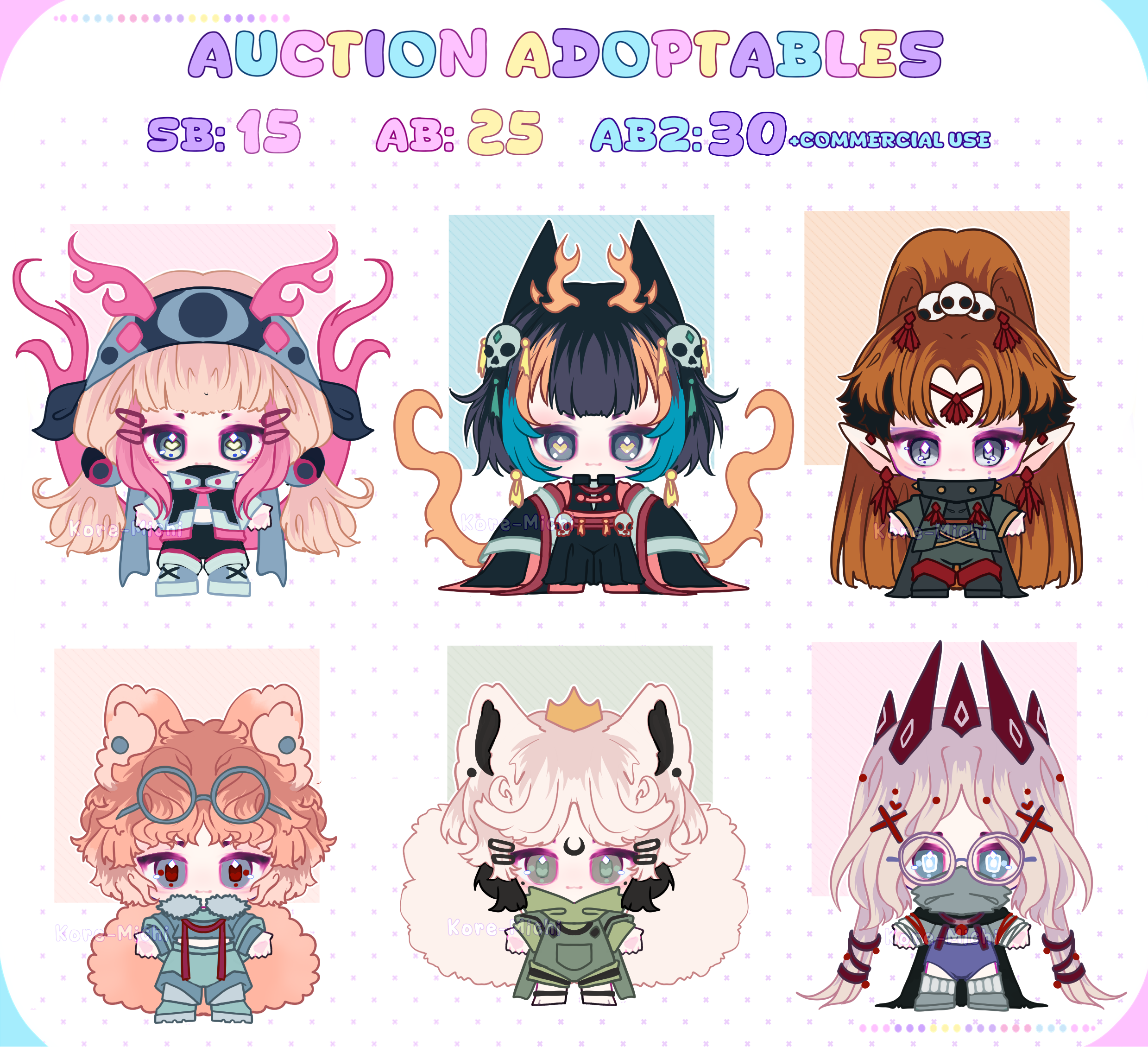 Mini Animated Character Mini Animated Adopts | 6/6 OPEN by Ryuseigkm-Adopts on DeviantArt