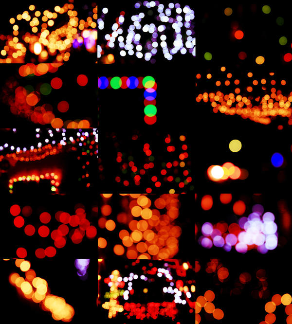 christmas bokeh.