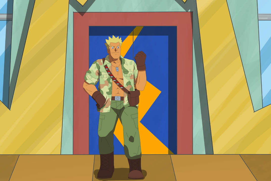 Virmilion Lt. Surge in front of Virmilion Gyn by acpeters on DeviantArt