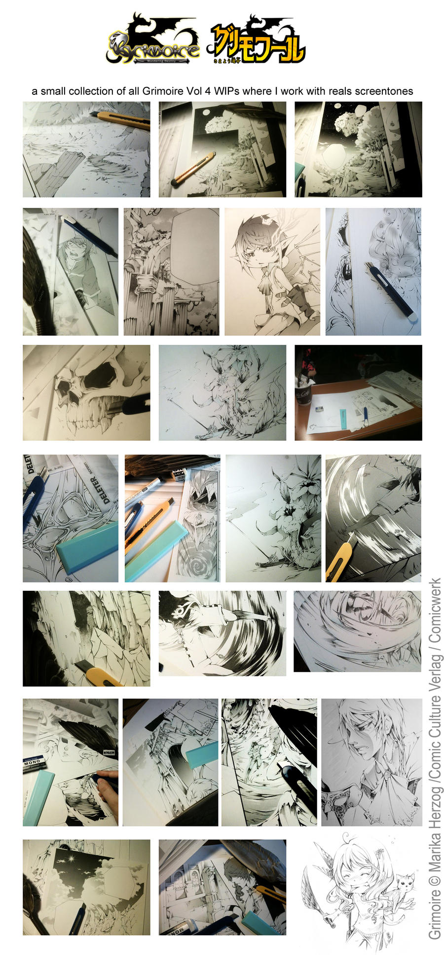 Grimoire Vol.4 WIPs collection