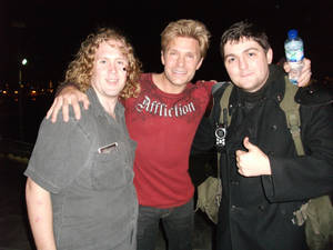 me + friend meet vic mignogna