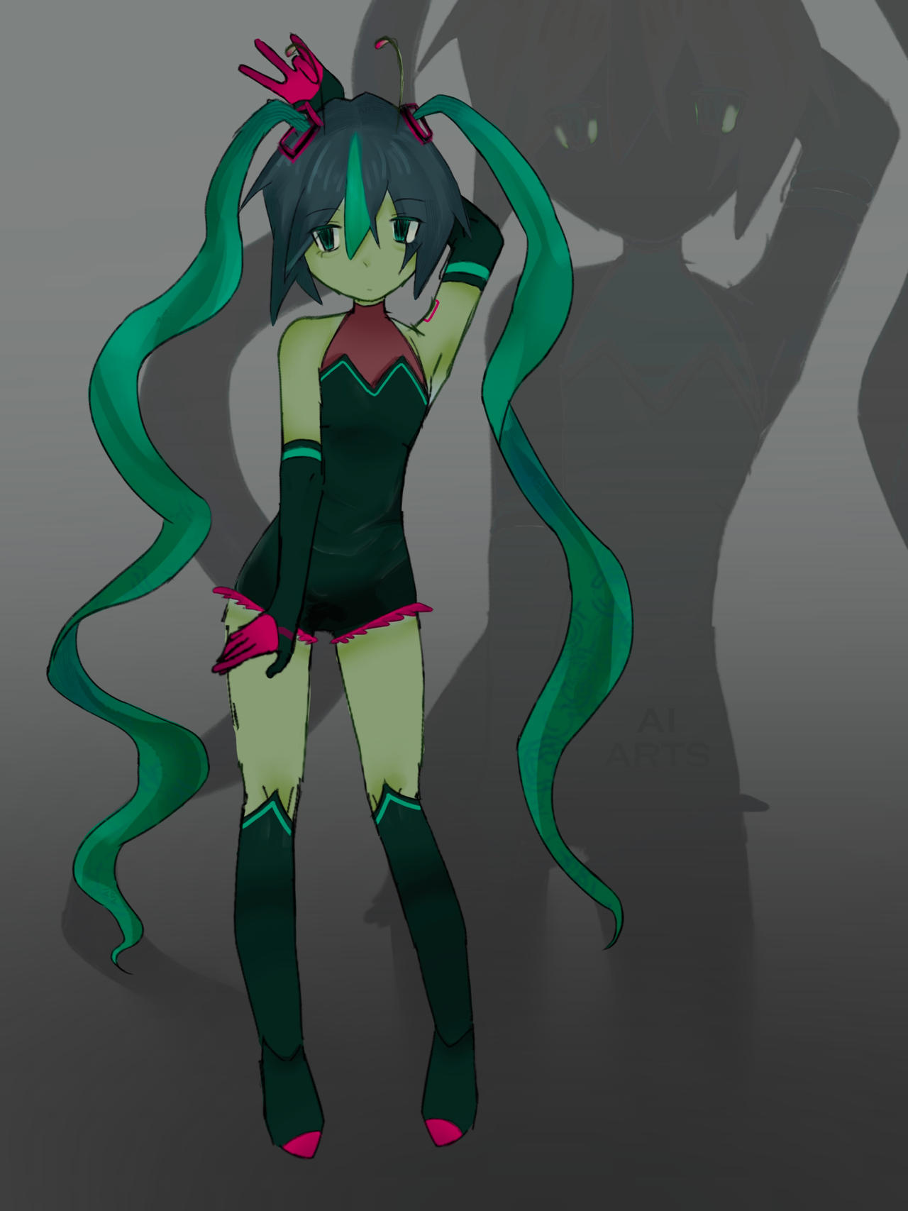 Alien Miku By Aiartss On DeviantArt alien-miku-by-aiartss-on-deviantart