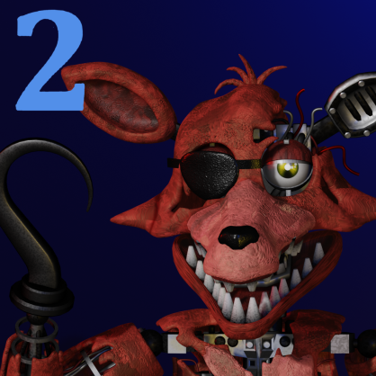 Stylized Withered Foxy- (FNaF2) by Theyseemerollan on DeviantArt