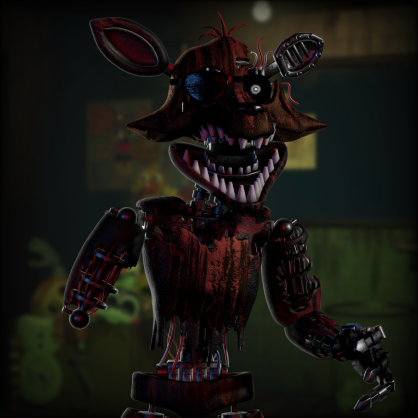 BLENDER/FNAF] Withered Foxy Jumpscare by Spring-o-bonnie on DeviantArt