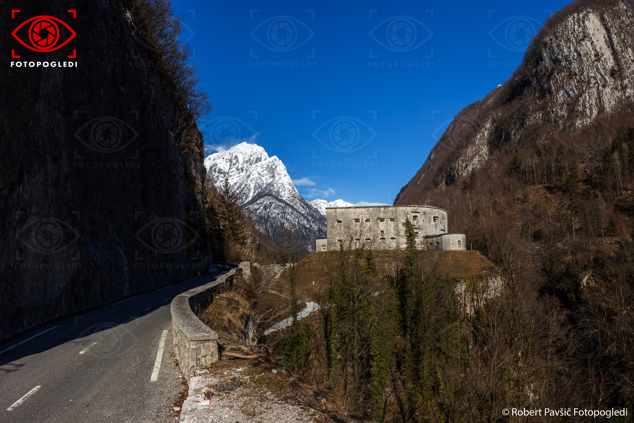 Fort Kluze Alpine pass Slovenija