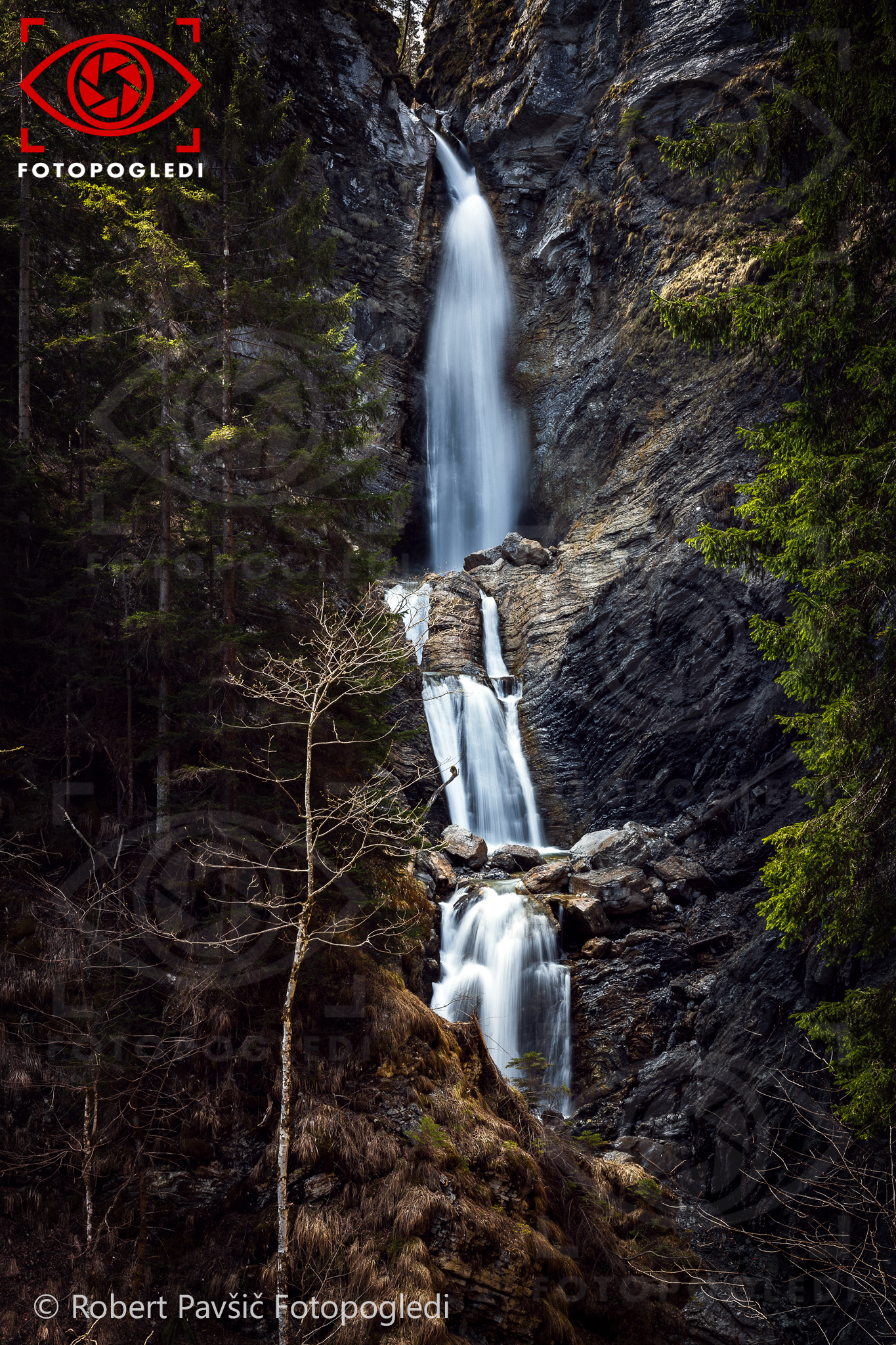 Prvi Martuljkov Slap - Waterfall Martuljk One