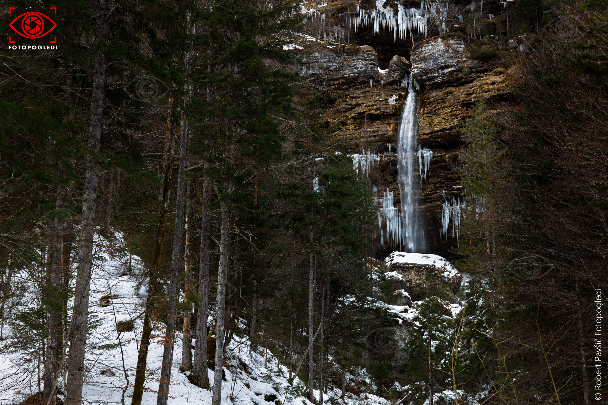Pericnik Waterfall Winter edition