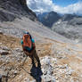 Dolkova Spica scree hiking