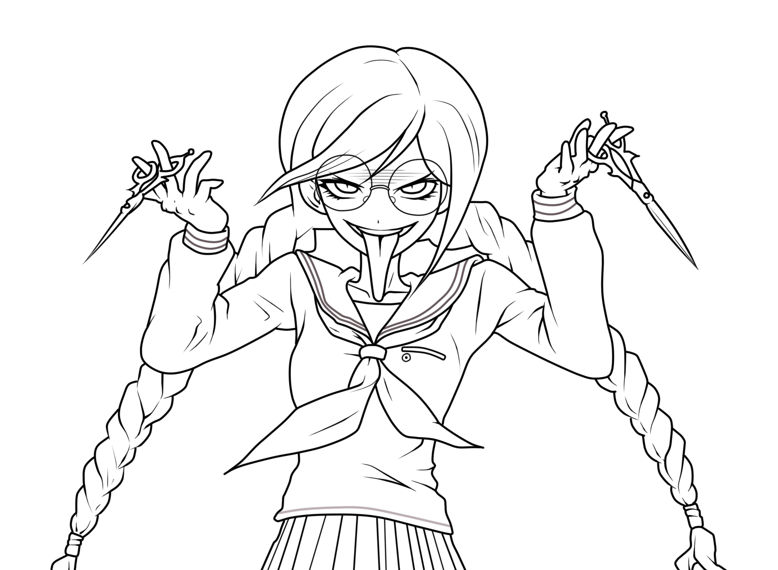 Genocider Syo lineart