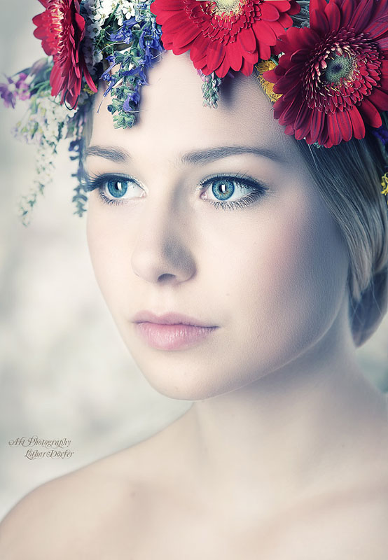 Flowers in the hair