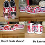 Death note shoes hell yeah!