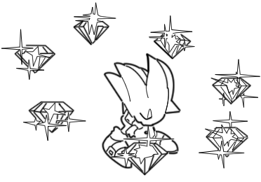 Drawing classic Super Sonic and the 7 Chaos Emeralds. #sonicthehedgeho