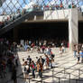 Inside the Louvre Pyramid