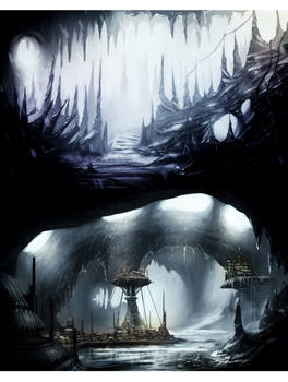 Ice Environments Concept Paintings