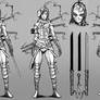 Female Assassin Character Concept Art