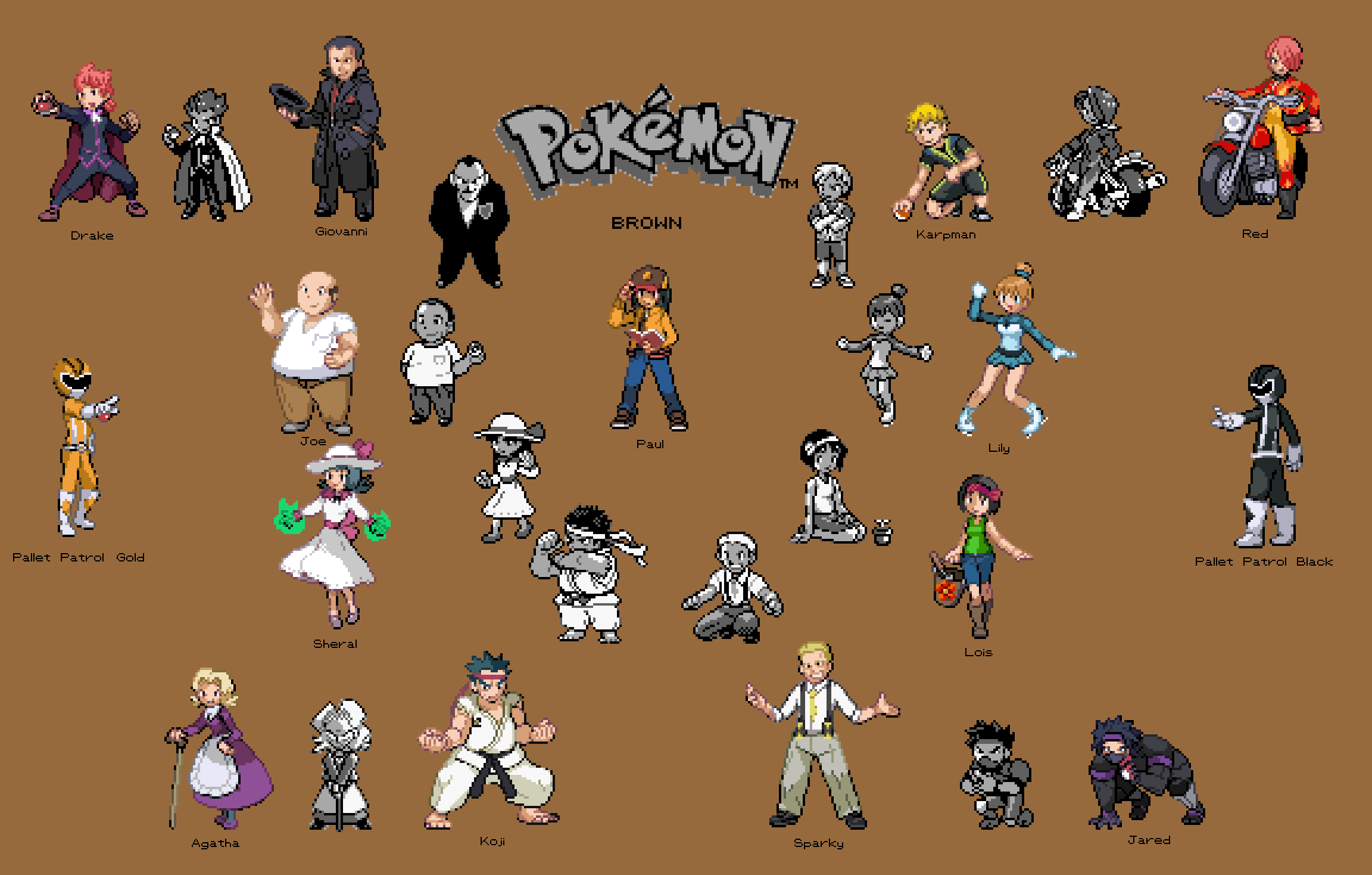 Finale The Trainers Of Pokemon Brown By Megaman Omega On Deviantart Finale The Trainers Of Pokemon Brown By Megaman Omega On Deviantart