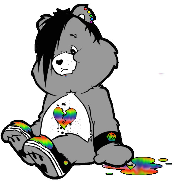 Real Carebears Bleed RAINBOW