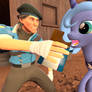 SFM Poster: The Scout feeding Woona
