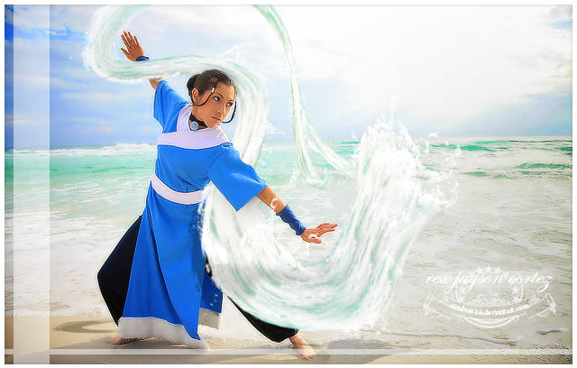 Water Bender At The Beach