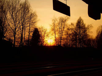 Sunset Trainstation