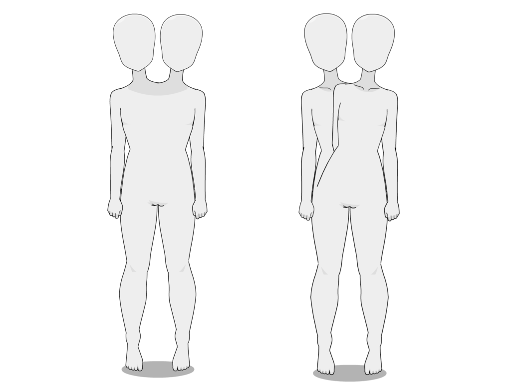 Conjoin Body Conjoined Twins Body Export by Bunny-Amoura on DeviantArt