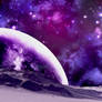 Space and Planet Background