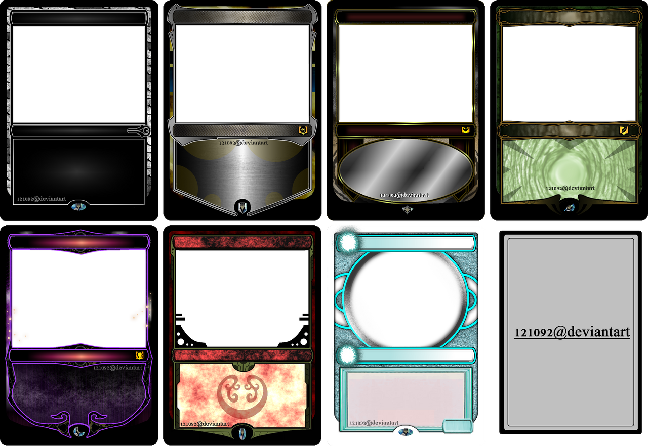 MTG: My Custom blanks by 20 on DeviantArt In Magic The Gathering Card Template MTG: My Custom blanks by 20 on DeviantArt In Magic The Gathering Card Template