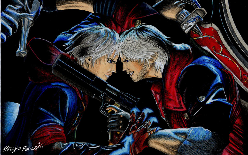 iPhone 4 Devil May Cry 4 Dante Wallpaper by Treesie on DeviantArt