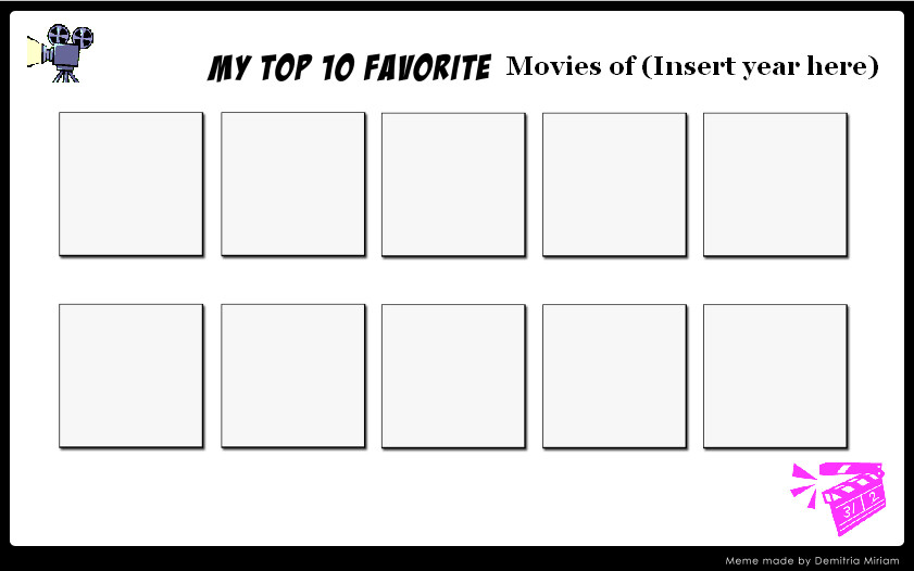 Top 10 Favorite Films of a Certain Year