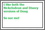 Both Doug versions support stamp