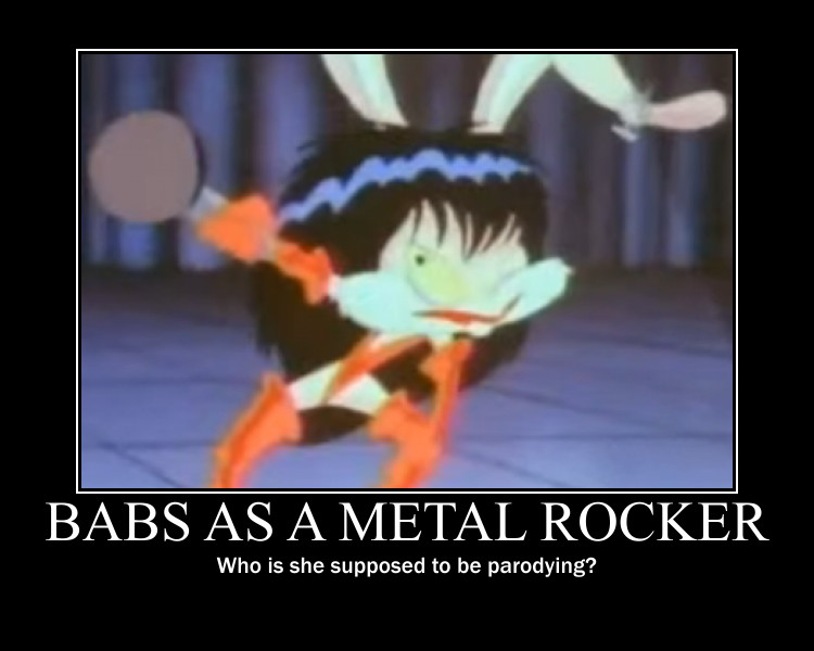 Babs as a rocker meme by ToonFanJoey on DeviantArt