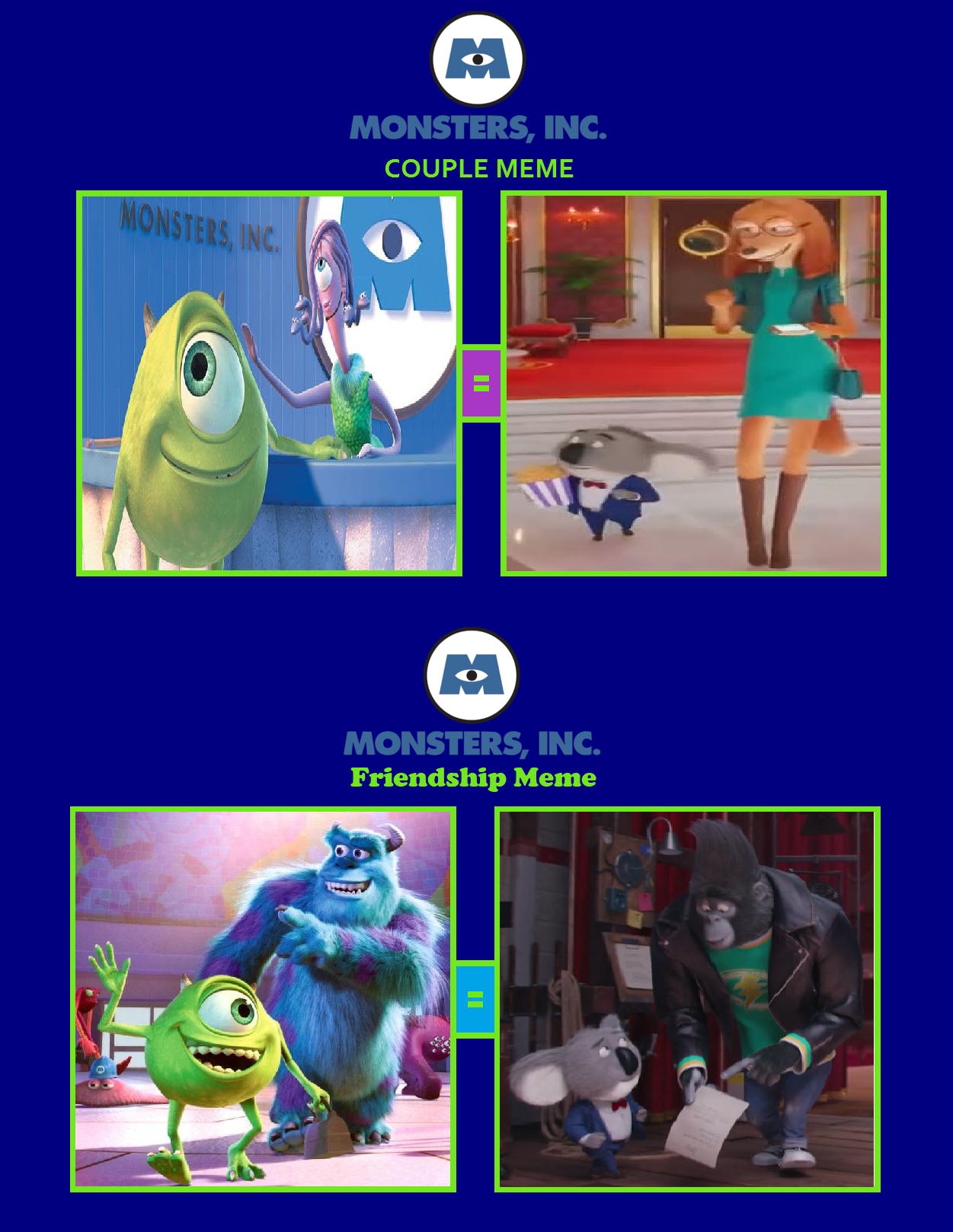 Monsters Inc.-Sing Duo Memes by ToonFanJoey on DeviantArt