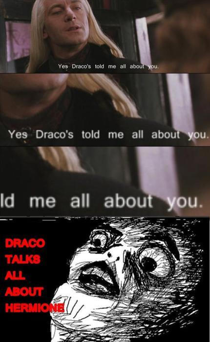 Hermione and Draco Meme