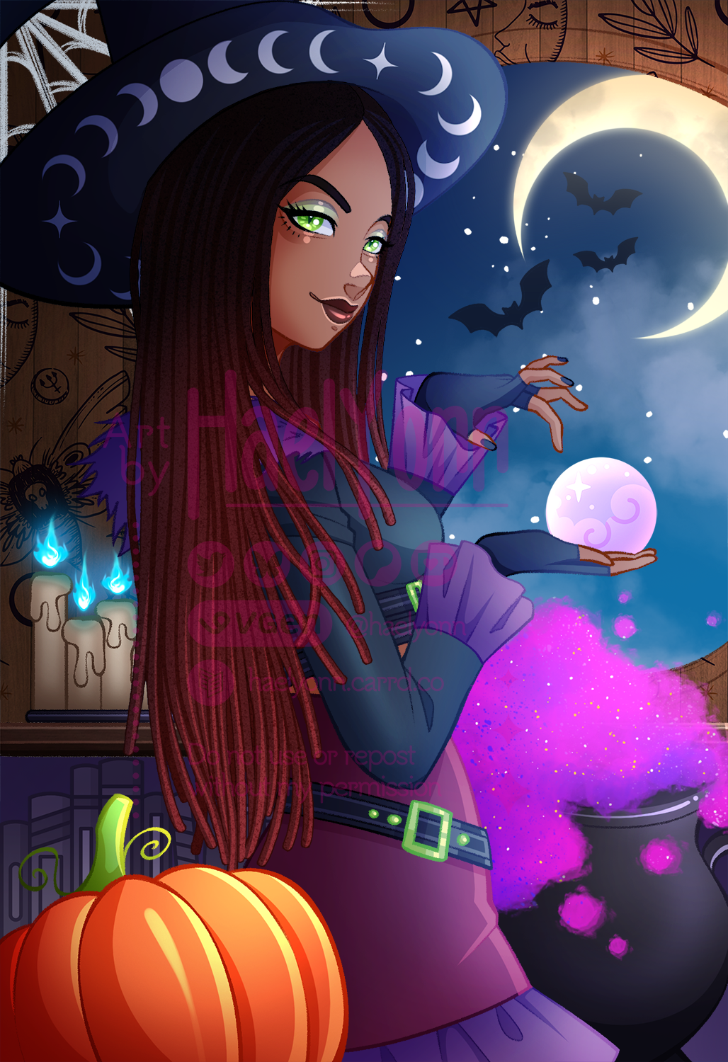 RythmicVixen's Halloween YCH