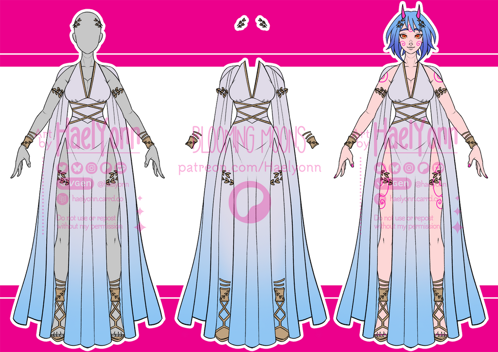 BLOOMING MOONS - FEBRUARY DRESSUP REWARD 01