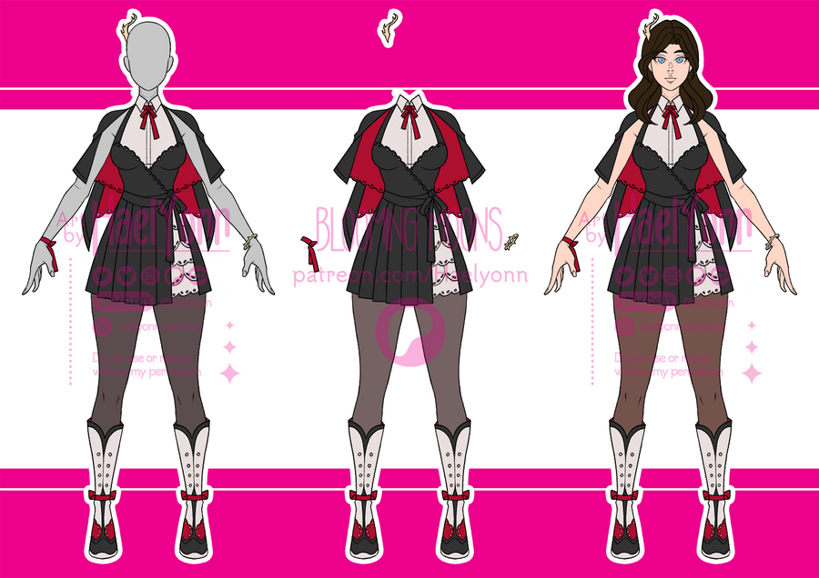 BLOOMING MOONS - JULY DRESSUP REWARD 02