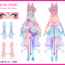 Haelyonn Reference Sheet - Starsewn Veil