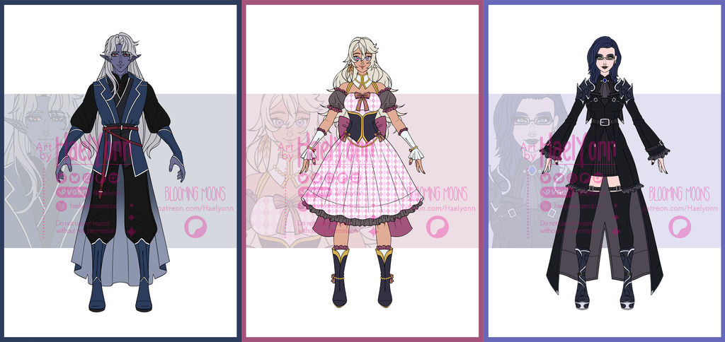 BLOOMING MOONS - SEPTEMBER DRESSUP REWARDS