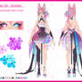Haelyonn Reference Sheet - Fluttershade Waltz