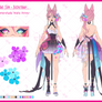 Haelyonn Reference Sheet - Fluttershade Waltz