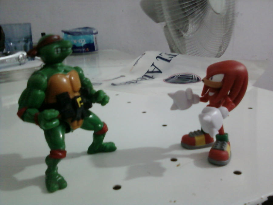 Knuckles Vs Raphael Knuckles vs Raphael by SpideyHog on DeviantArt